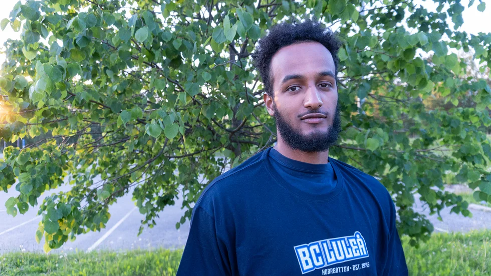  Alexander Yemane, 20, har fostrats i Gladan Basket. Nu är han klar för BC Luleå efter en sejour i Jämtlnad Basket.