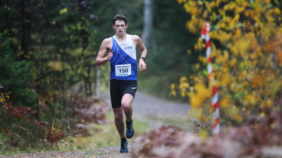 Olle Kalered sprang in som 13:e i Stockholm Marathon. 