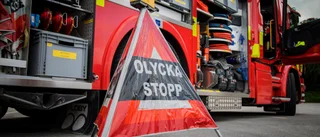 Motorcykelolycka i Alva - förare fördes till sjukhus