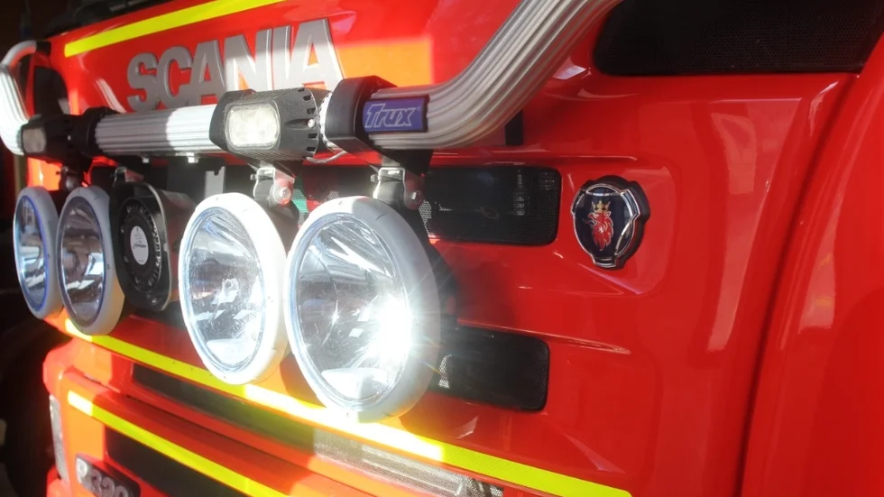 Räddningstjänsten larmades om en gräsbrand.
