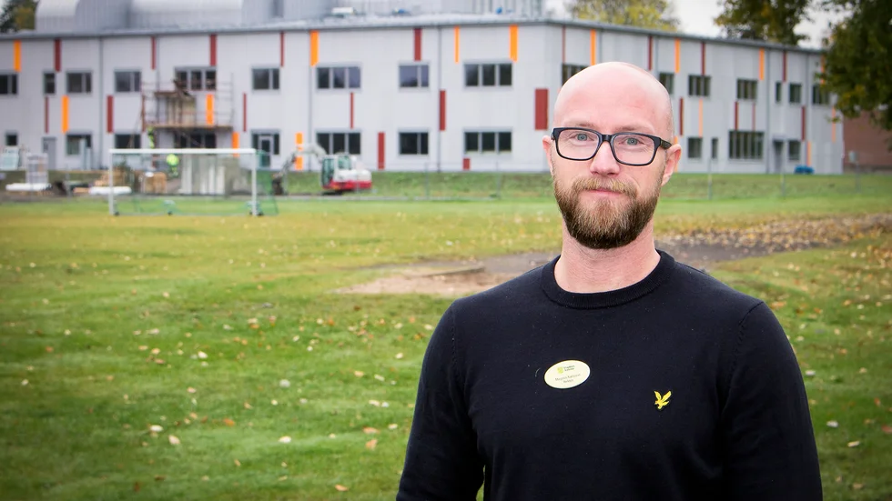Rektor Magnus Karlsson meddelar att Slottsskolan återgår till normal undervisning efter helgen.