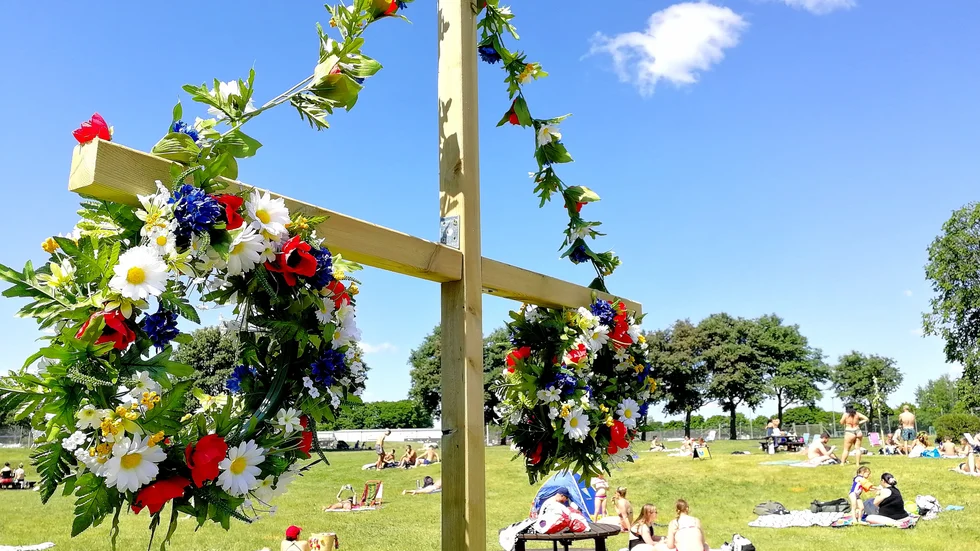 Midsommar i Fyrishov. 