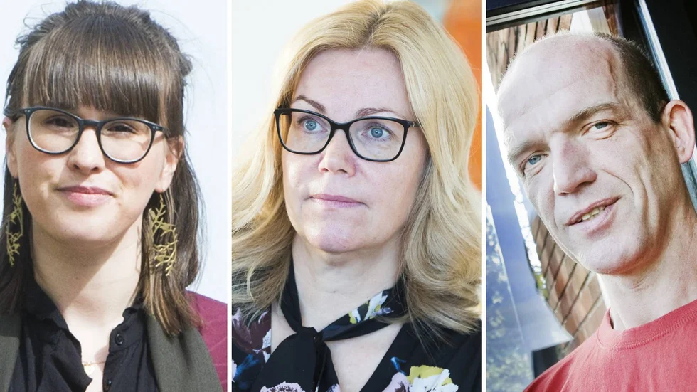 Paulina Koskenniemi (MP) föreslår en ny formulering för dialog med kommunalråd Lenita Ericson (S). Bertil Bartholdson (V) avvaktar. 