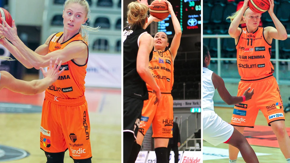 Anna Lundquist, Rakel Gyberg och Matilda Ståhl stannar samtliga i Dolphins kommande säsong.