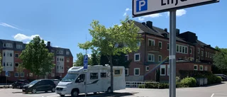 Centrum har fått nya ställplatser för husbil