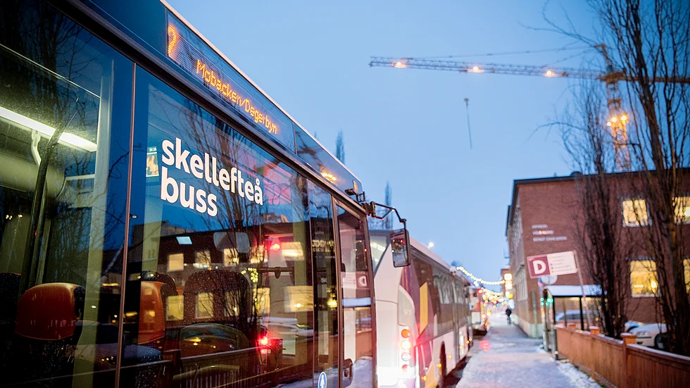Skellefteå kommun gjorde bussomläggningen i augusti 2019.