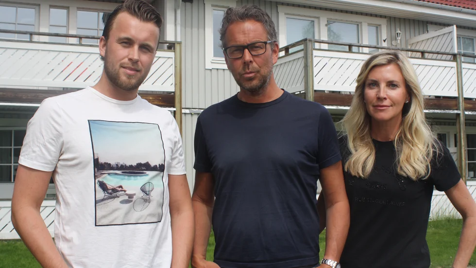 Philip, Håkan och Carola Olofsson