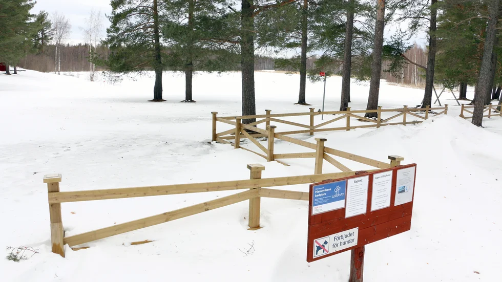 Öjeby byamäns samfällighetsförening vill att någon tar över Hamnvikens badplats.