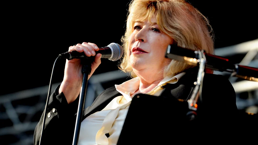 Marianne Faithfull vårdas för covid-19. Arkivbild.