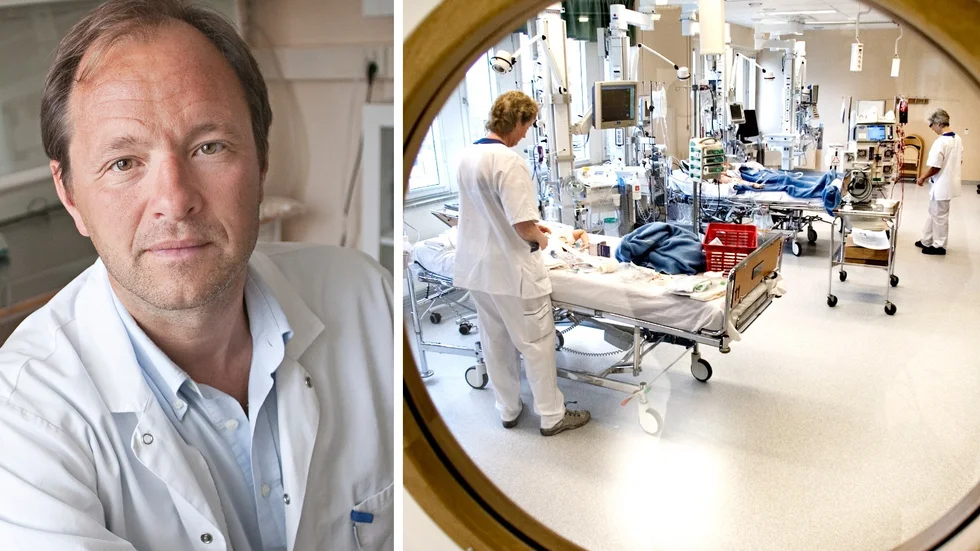 Björn Olsen, professor i infektionssjukdomar, är inte överraskad över att en så stor del av intensivvårdspatienterna är medelålders.