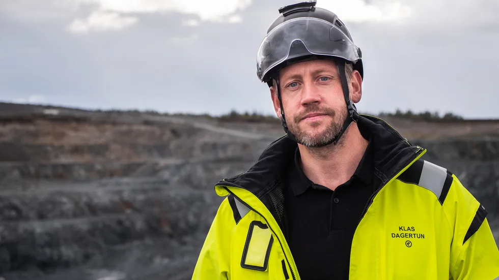 Klas Dagertun, vd för Kaunis Iron, ser positivt på framtiden för gruvan.
