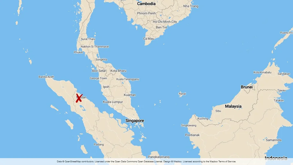 Belawan, Indonesien.