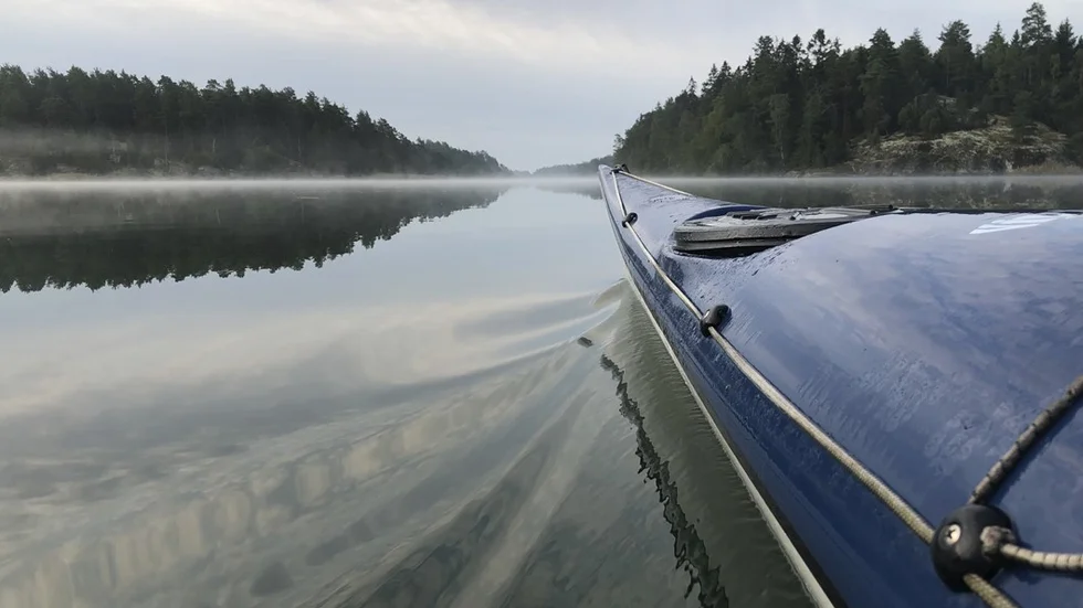 Arkivbild. Morgonpaddling i Sankt Anna skärgård.