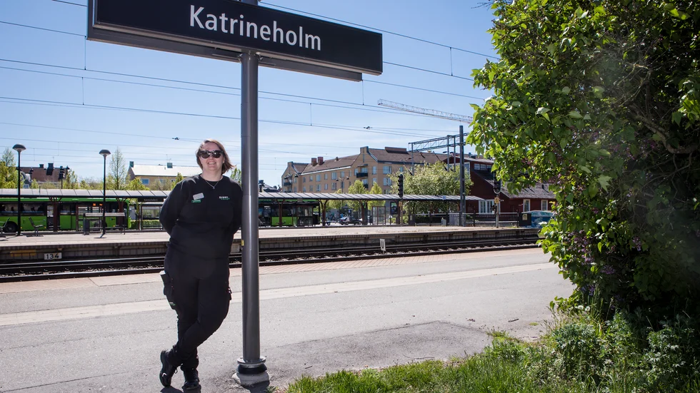 Kattis Mählqvist hälsade på mamma Helena, pappa Gunnar och brodern Micke i Vingåker under den senaste långhelgen. 