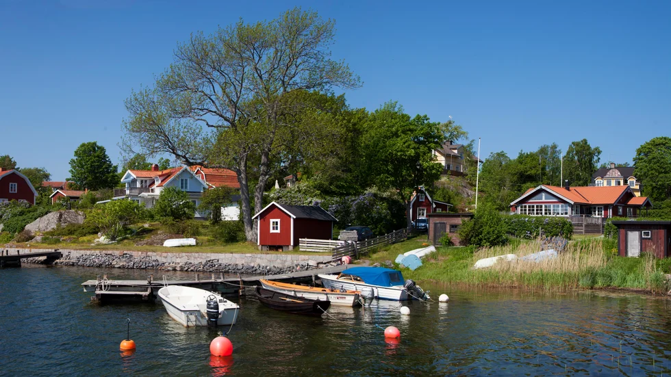 Furusund är lite av sinnebilden för ett semesterparadis i Stockholms skärgård.