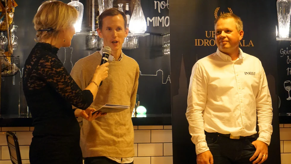 Richard Andersson och Carl-Johan Ryner intervjuas av Caroline Hoffstedt.
