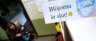 Inga gratis blöjor i barnomsorgen