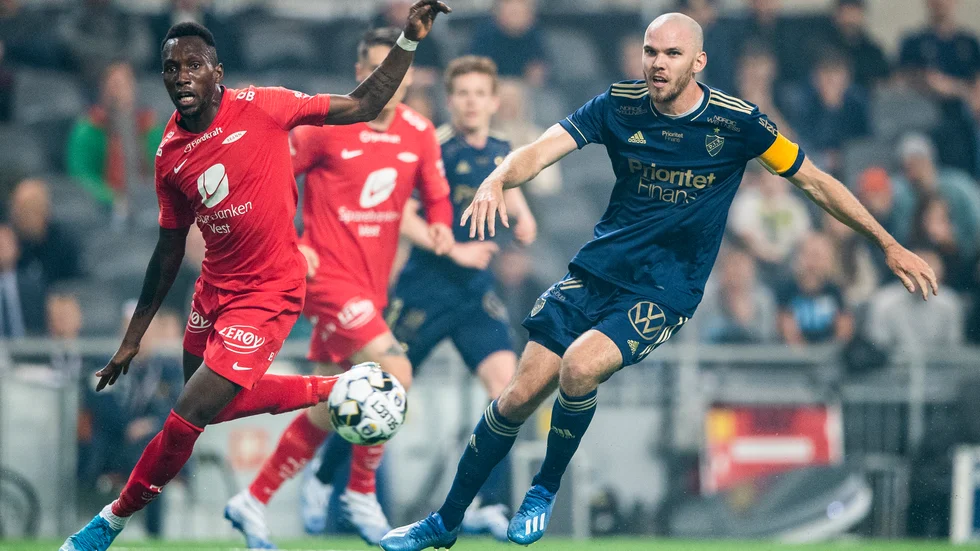 Eskilstunakillen Marcus Danielson ser ut att ha spelat sin sista match i Djurgården för denna gång.