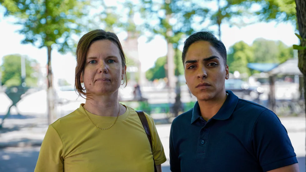 Jenny Priebe har många år inom socialt arbete bakom sig. Darin Trabelsi arbetade innan fältgruppen som fritidsledare. Hon är den enda av de fyra som i dag arbetar kvar på socialförvaltningen.
