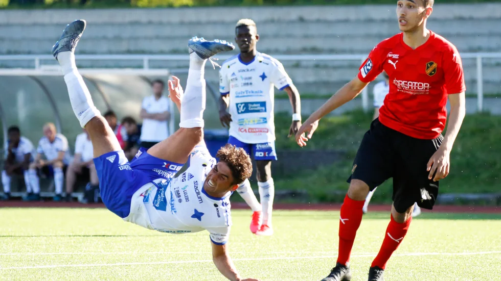 Yassine Assam gjorde IFK Luleås enda mål i bortaförlusten mot Örebro Syrianska IF. 