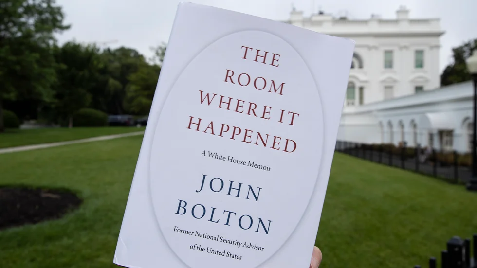 Nu släpps John Boltons bok "The Room Where It Happened". Arkivbild.
