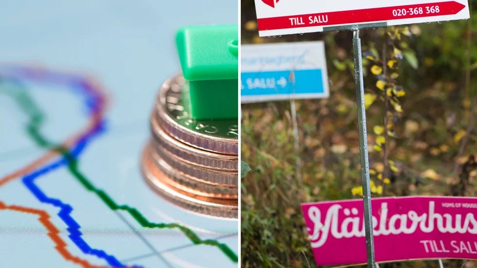 Priserna på bostadsrätter har backat i flera av länets kommuner under coronaoron.