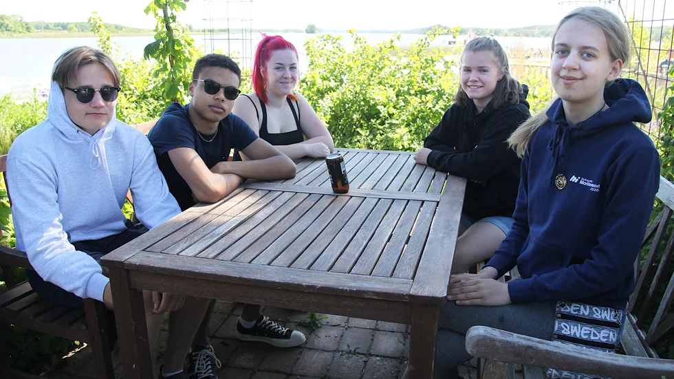 Max Lord, Morgan Caruth, Ellen Nielsen, Sigrid Levin och Elin Lidén berättar om de ändrade resplanerna.