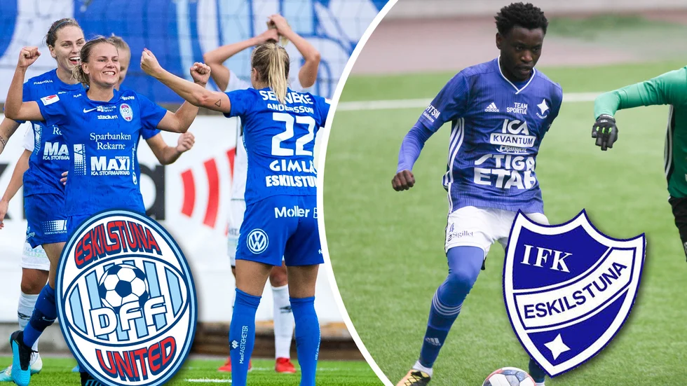 På söndag tv-sänder vi Eskilstuna United-Linköping samt IFK Eskilstuna-Trosa-Vagnhärad.