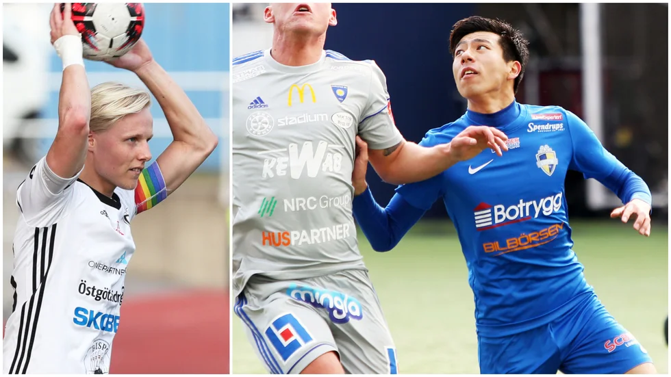Simon Karlsson i Maif och Yasuoka Takuto kommer med på listan över de tio viktigaste spelarna i de östgötska Ettanklubbarna. 