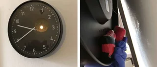 Gömde narkotika bakom väggklocka
