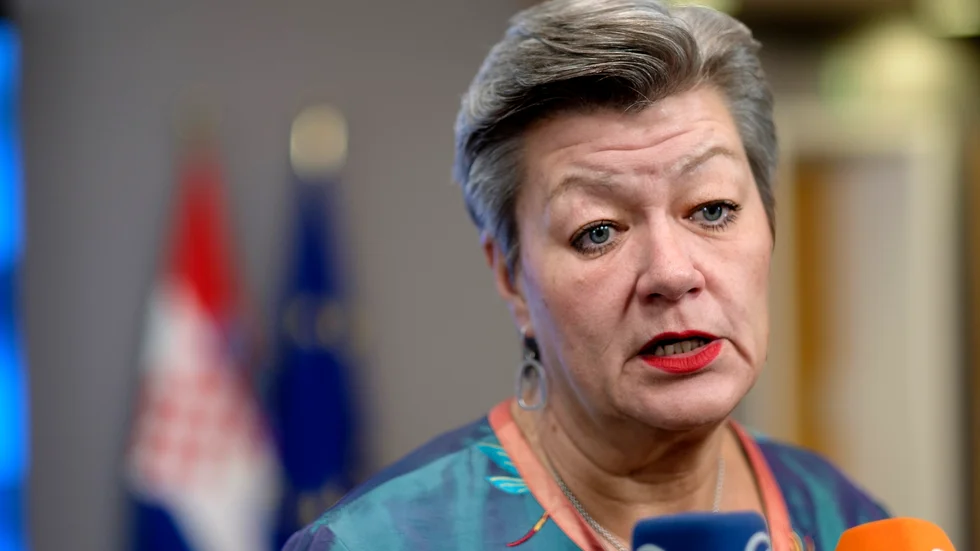 EU:s inrikeskommissionär Ylva Johansson. Arkivbild.