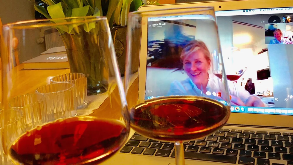 Idunn Norsjö Wine & Co kör nu med vinprovningar on-line.