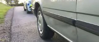 Drogpåverkad förare smet efter olycka