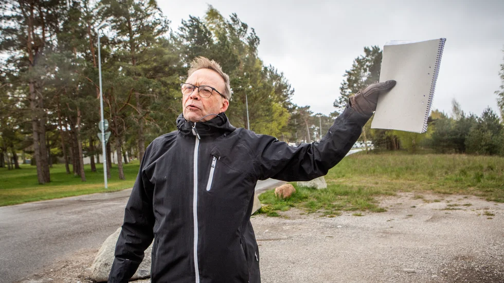 Harald Gröttvik leder arbetet med den växande stadsdelen Visborg.