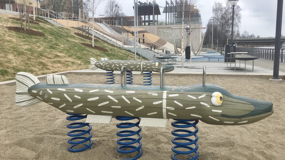 Vid lekparken i centrala Skellefteå försökte mannen köpa sex av de två flickorna, visar åtalet.