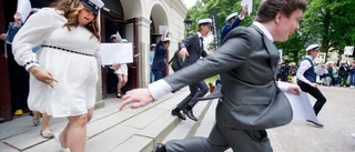 Utspring och betygcermoni, men ingen flakfärd