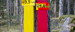Urspårad märkning av lederna i Vidingsjö motionscentrum
