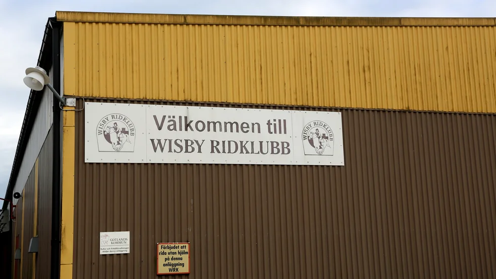 Corona konstaterat hos Wisby Ridklubb.