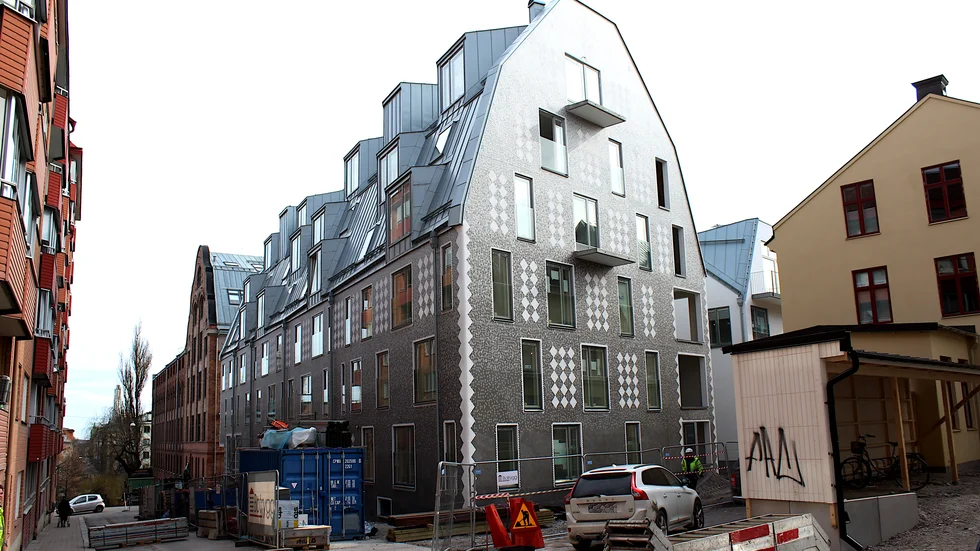 I kvarteret Garvaren byggs två nya hus med spännande arkitektur.