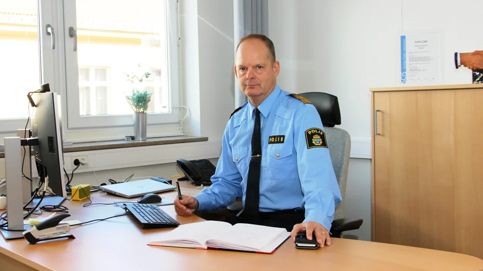 Mikael Backman, från polisregionens stab för den Nationellt Särskilda Händelse som coronapandemin utgör. "Under en kris är det ännu viktigare att vi kan säkerställa vårt uppdrag" säger han. 