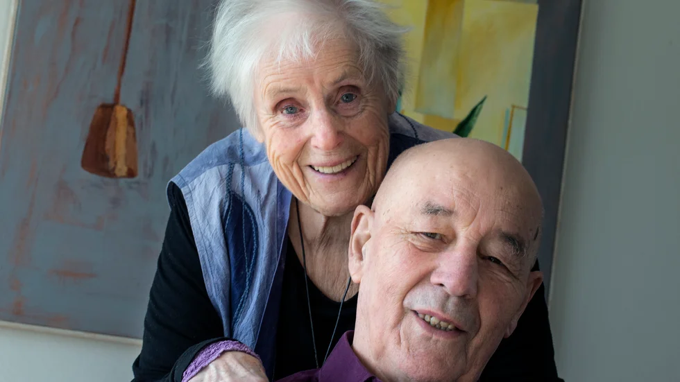 Elsie Johansson gifte sig med sin livskamrat Thore Fredriksson. Hon gladde sig över att ha hittat kärleken i mogen ålder.