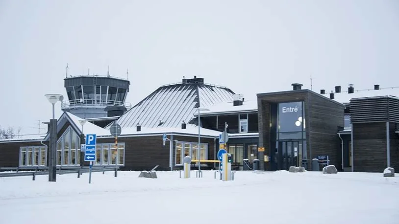 På måndag börjar Arvidsjaurs flygplats nya vd Carina Johnsson. (Arkivbild)