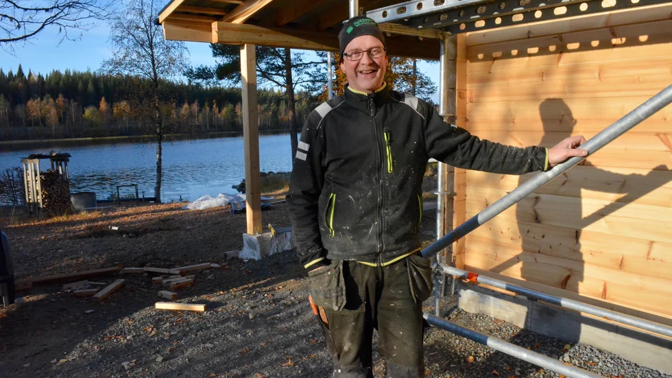 Lennart Bränström startade Timri 2015 och har haft mer och mer jobb sedan dess.