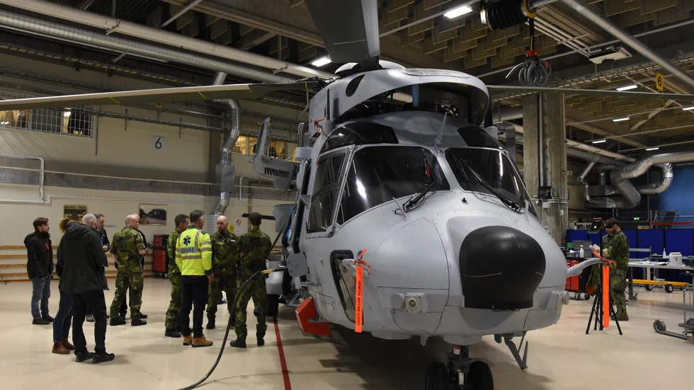 F21:s helikopter ska flyga coronapatienter.