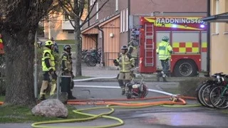 Räddningsjänsten fick rycka ut till Nya Tanneforsvägen under tisdagen.