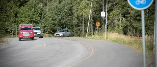 Insändare: Farlig cykelväg i kurvan