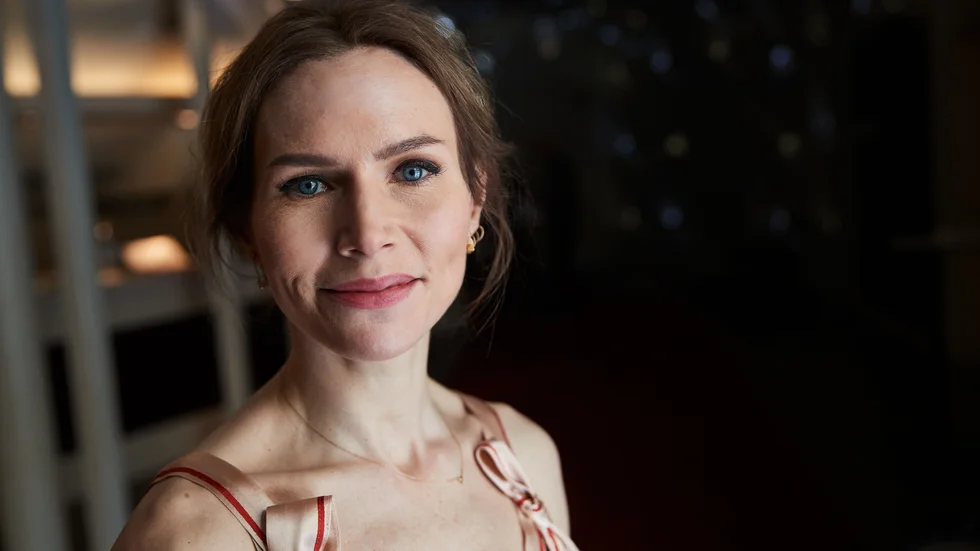 Nina Persson får Malmö stads kulturpris 2020. Här ses hon i samband med föreställningen "Vinnaren tar allt" 2018, en samproduktion mellan Malmö stadsteater och Medborgarbandet. Arkivbild.