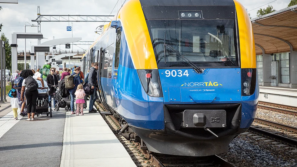 Centralstationen i Umeå.