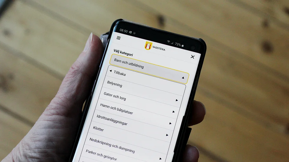För två år sedan lanserade Vadstena kommun appen Ett bättre Vadstena, en app som medborgarna använder flitigt.