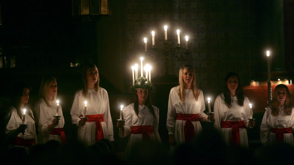Inga föräldrar eller andra anhöriga får vara med när eleverna firar Lucia.